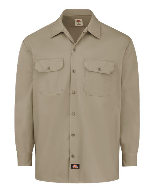 Dickies Men's Heavyweight Cotton Long Sleeve Shirt