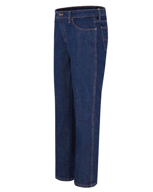 Women's Straight Leg 5-Pocket Jeans | USA Decoration