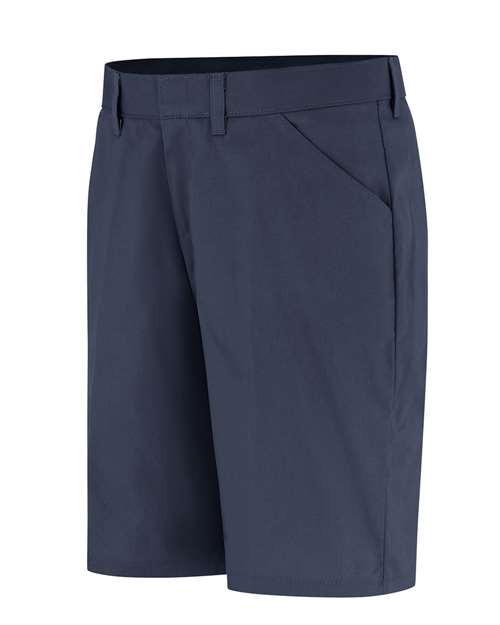 Women's Flat Front Shorts - Plus | USA Decoration