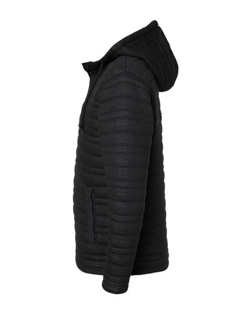Horizon Quilted Anorak Hooded Pullover | USA Decoration