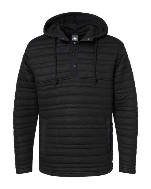 Horizon Quilted Anorak Hooded Pullover | USA Decoration