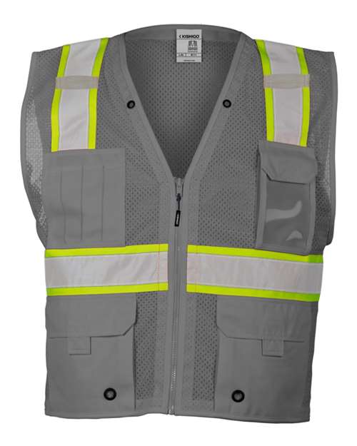 EV Series® Enhanced Visibility Multi-Pocket Mesh Vest | USA Decoration