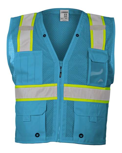 EV Series® Enhanced Visibility Multi-Pocket Mesh Vest | USA Decoration