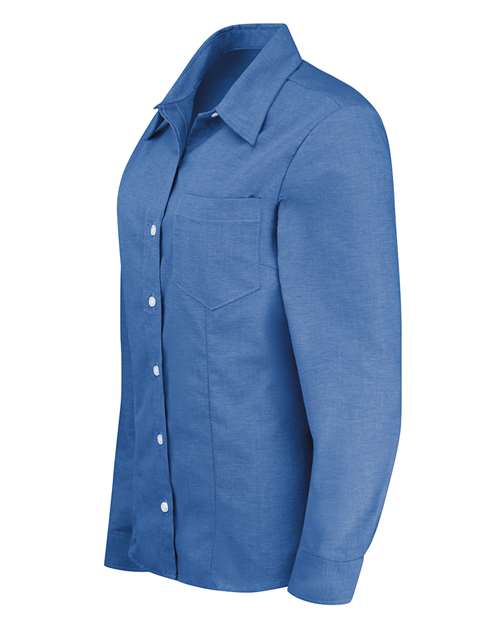 Women's Oxford Long Sleeve Shirt | USA Decoration