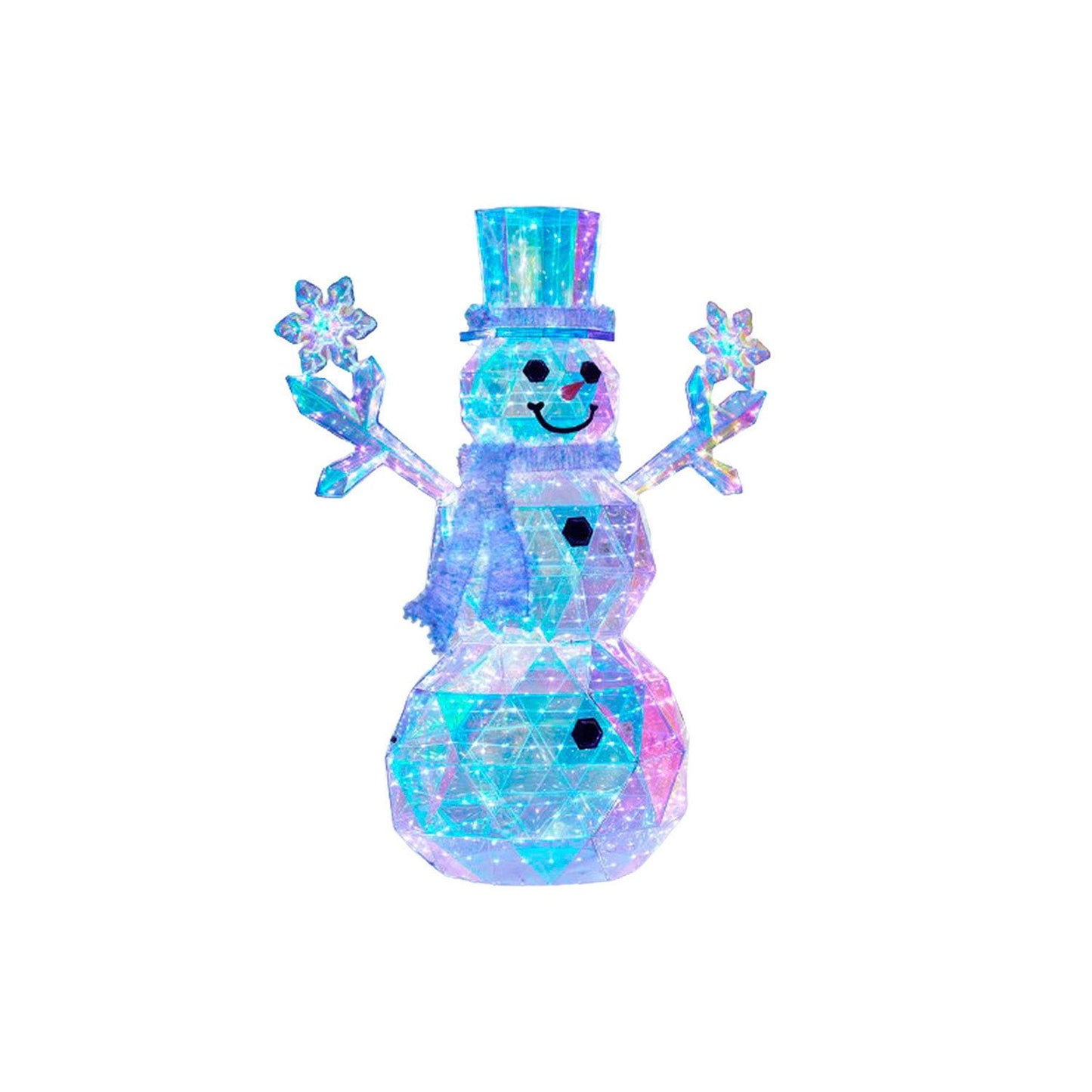 Member's Mark 6' Pre-Lit Prismatic Snowman | USA Decoration®