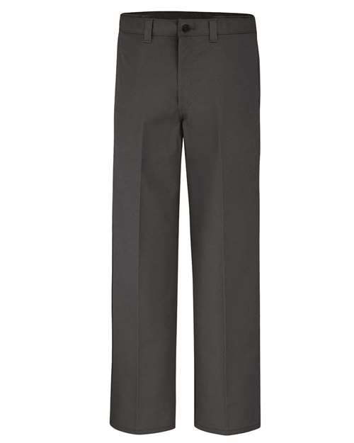 Industrial Flat Front Comfort Waist Pants - Extended Sizes | USA Decoration