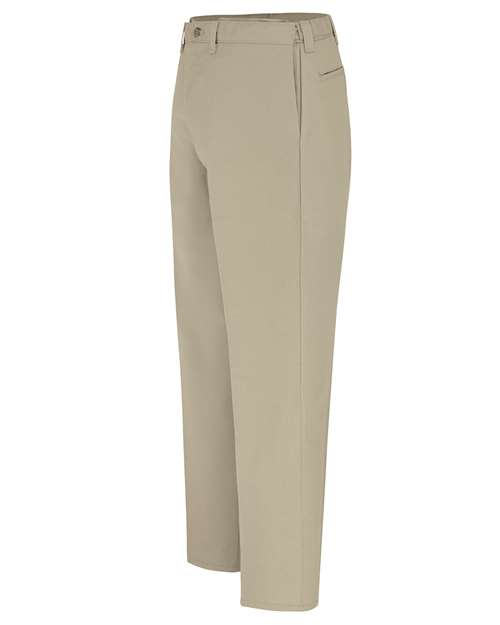 Industrial Flat Front Comfort Waist Pants - Odd Sizes | USA Decoration