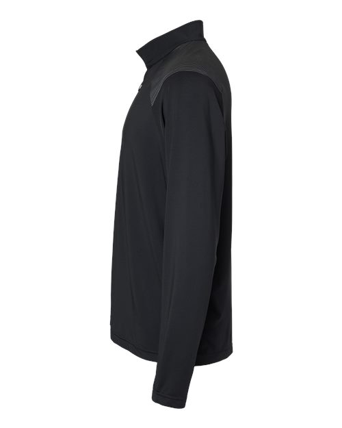 Shoulder Stripe Quarter-Zip Pullover | USA Decoration