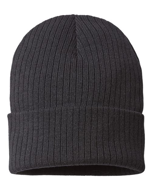Sustainable Rib Cuffed Beanie | USA Decoration