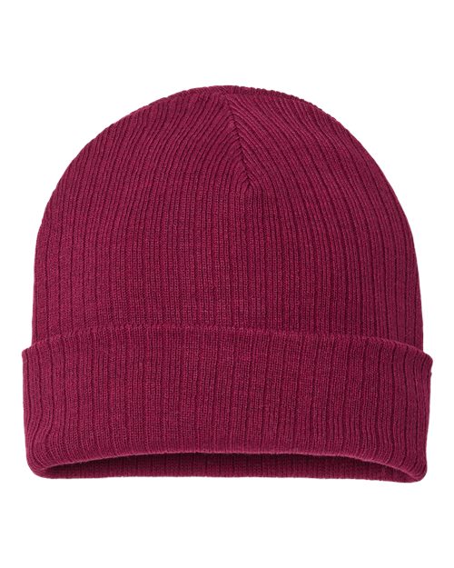 Sustainable Rib Cuffed Beanie | USA Decoration