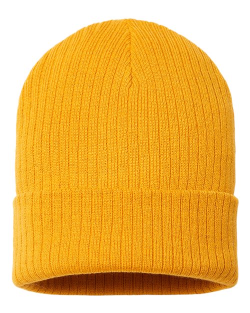 Sustainable Rib Cuffed Beanie | USA Decoration