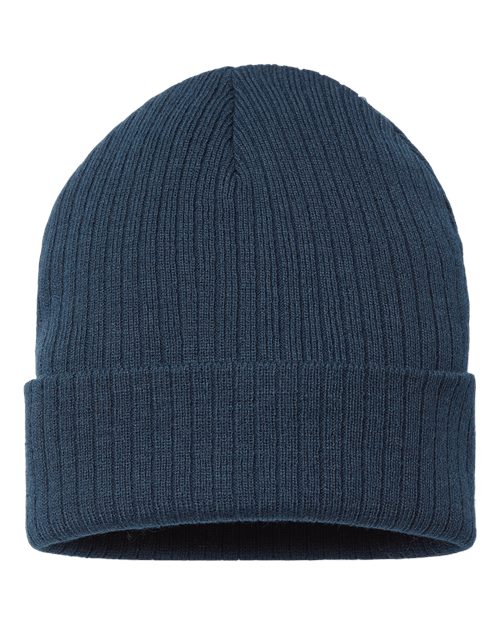 Sustainable Rib Cuffed Beanie | USA Decoration