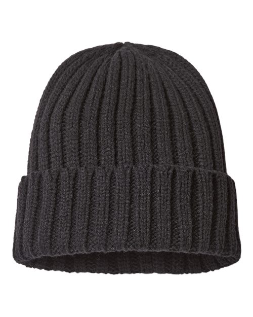 Sustainable Cable Knit Cuffed Beanie | USA Decoration