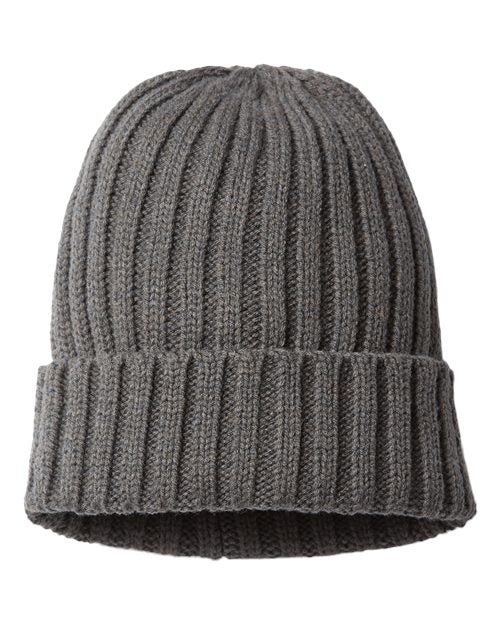 Sustainable Cable Knit Cuffed Beanie | USA Decoration