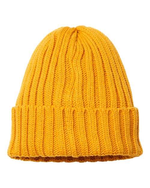 Sustainable Cable Knit Cuffed Beanie | USA Decoration