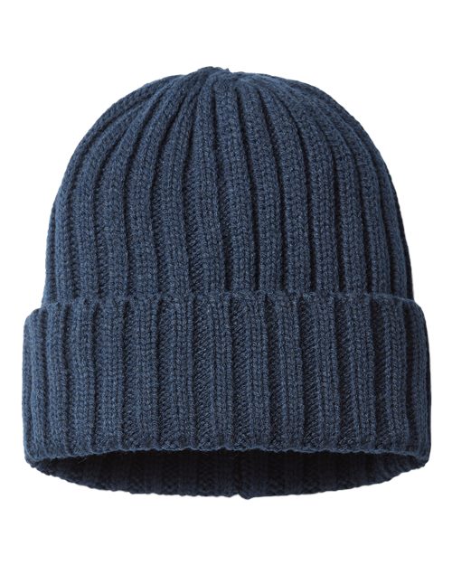 Sustainable Cable Knit Cuffed Beanie | USA Decoration