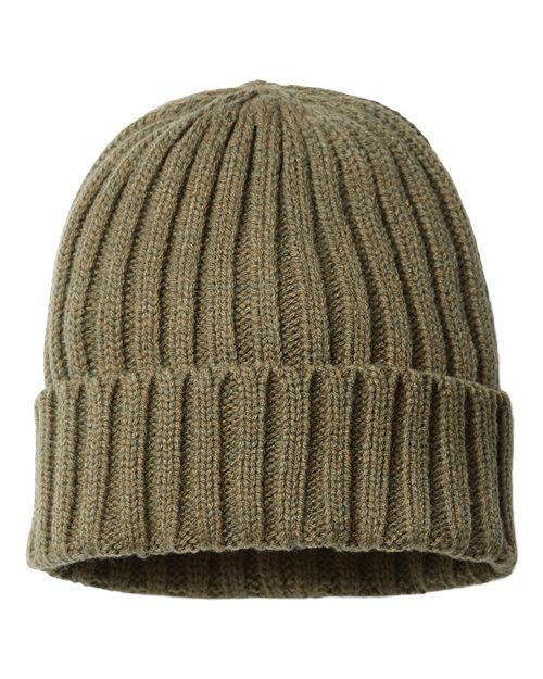 Sustainable Cable Knit Cuffed Beanie | USA Decoration