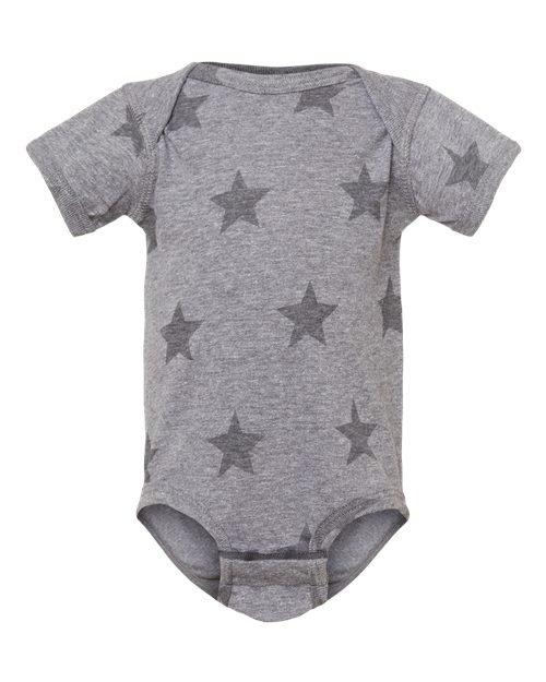 Infant Star Print Bodysuit | USA Decoration
