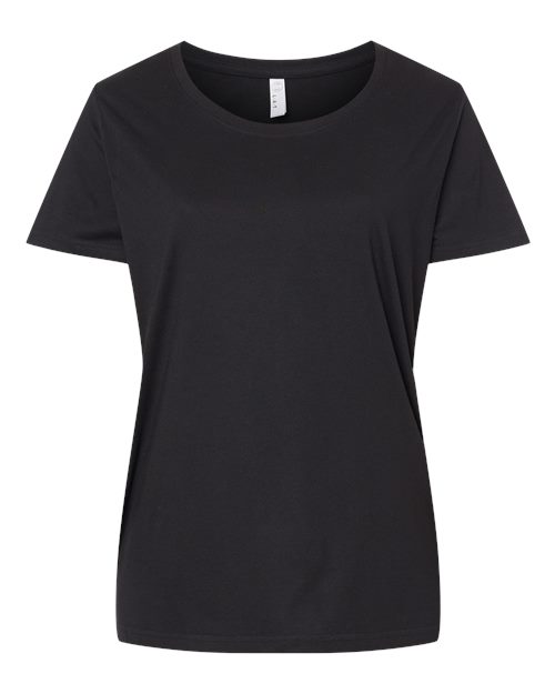 Curvy Collection Women's Fine Jersey Tee | USA Decoration