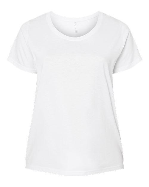 Curvy Collection Women's Fine Jersey Tee | USA Decoration