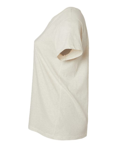 Curvy Collection Women's Fine Jersey V-Neck Tee | USA Decoration