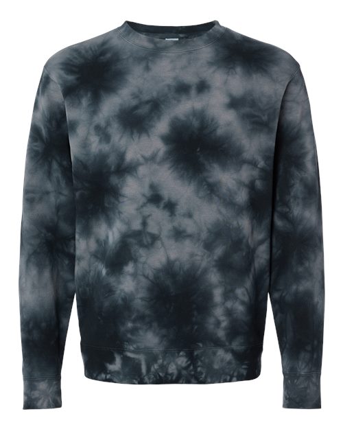 Midweight Tie-Dyed Crewneck Sweatshirt | USA Decoration