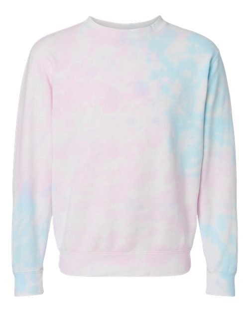 Midweight Tie-Dyed Crewneck Sweatshirt | USA Decoration