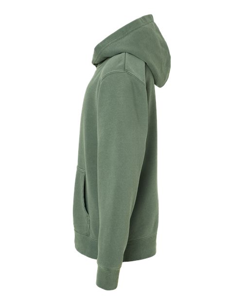 Youth Midweight Pigment-Dyed Hooded Sweatshirt | USA Decoration