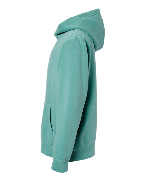 Youth Midweight Pigment-Dyed Hooded Sweatshirt | USA Decoration