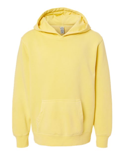 Youth Midweight Pigment-Dyed Hooded Sweatshirt | USA Decoration