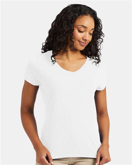 Perfect-T Women’s Triblend V-Neck T-Shirt | USA Decoration