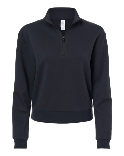 Women's Eco-Cozy Fleece Quarter-Zip Sweatshirt | USA Decoration