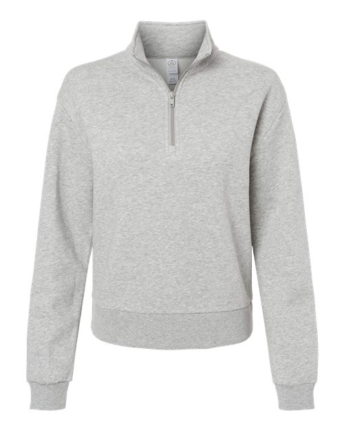 Women's Eco-Cozy Fleece Quarter-Zip Sweatshirt | USA Decoration