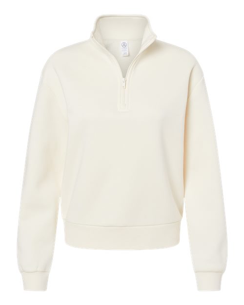 Women's Eco-Cozy Fleece Quarter-Zip Sweatshirt | USA Decoration