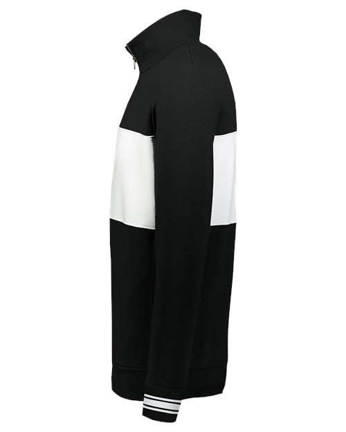 All-American Fleece Colorblocked Quarter-Zip Sweatshirt | USA Decoration