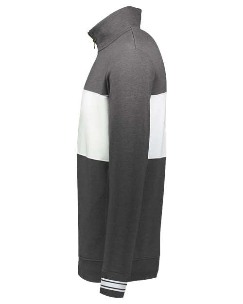 All-American Fleece Colorblocked Quarter-Zip Sweatshirt | USA Decoration