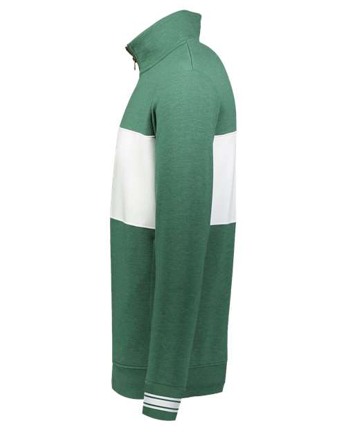 All-American Fleece Colorblocked Quarter-Zip Sweatshirt | USA Decoration