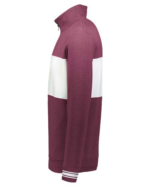 All-American Fleece Colorblocked Quarter-Zip Sweatshirt | USA Decoration