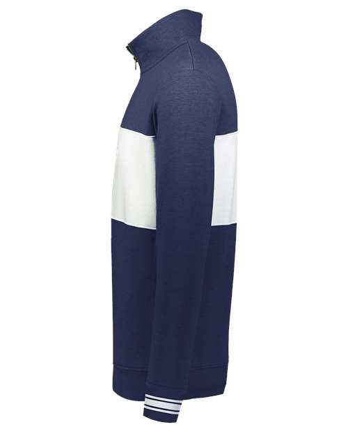 All-American Fleece Colorblocked Quarter-Zip Sweatshirt | USA Decoration