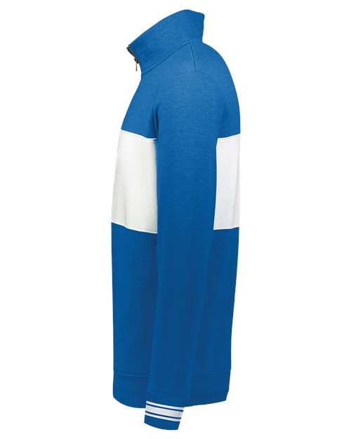 All-American Fleece Colorblocked Quarter-Zip Sweatshirt | USA Decoration