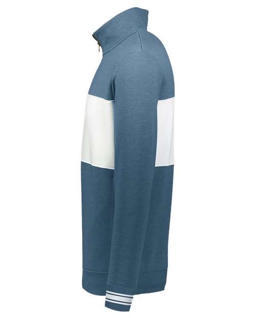 All-American Fleece Colorblocked Quarter-Zip Sweatshirt | USA Decoration