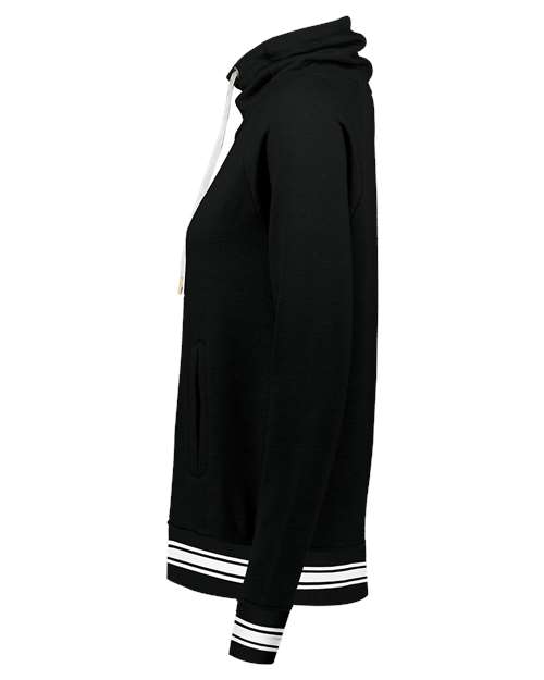 Women's All-American Fleece Funnel Neck Sweatshirt | USA Decoration