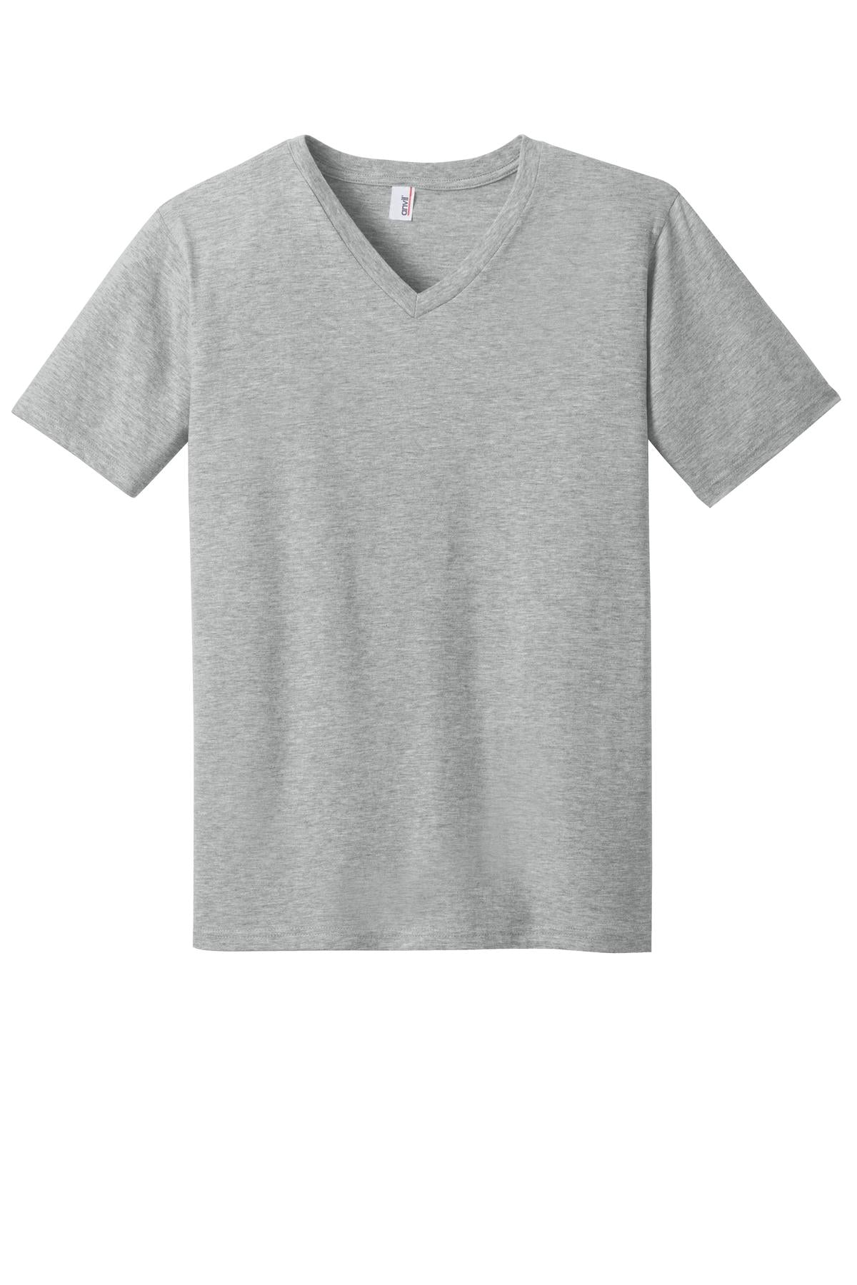 DISCONTINUED Anvil® 100% Combed Ring Spun Cotton V-Neck T-Shirt. 982