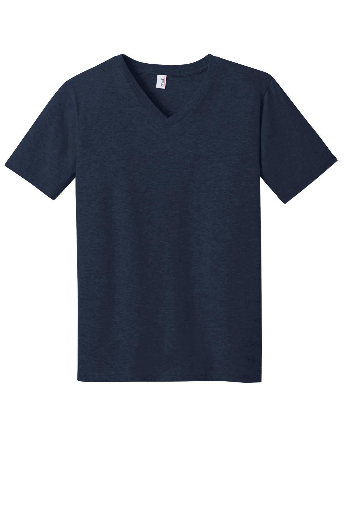 DISCONTINUED Anvil® 100% Combed Ring Spun Cotton V-Neck T-Shirt. 982