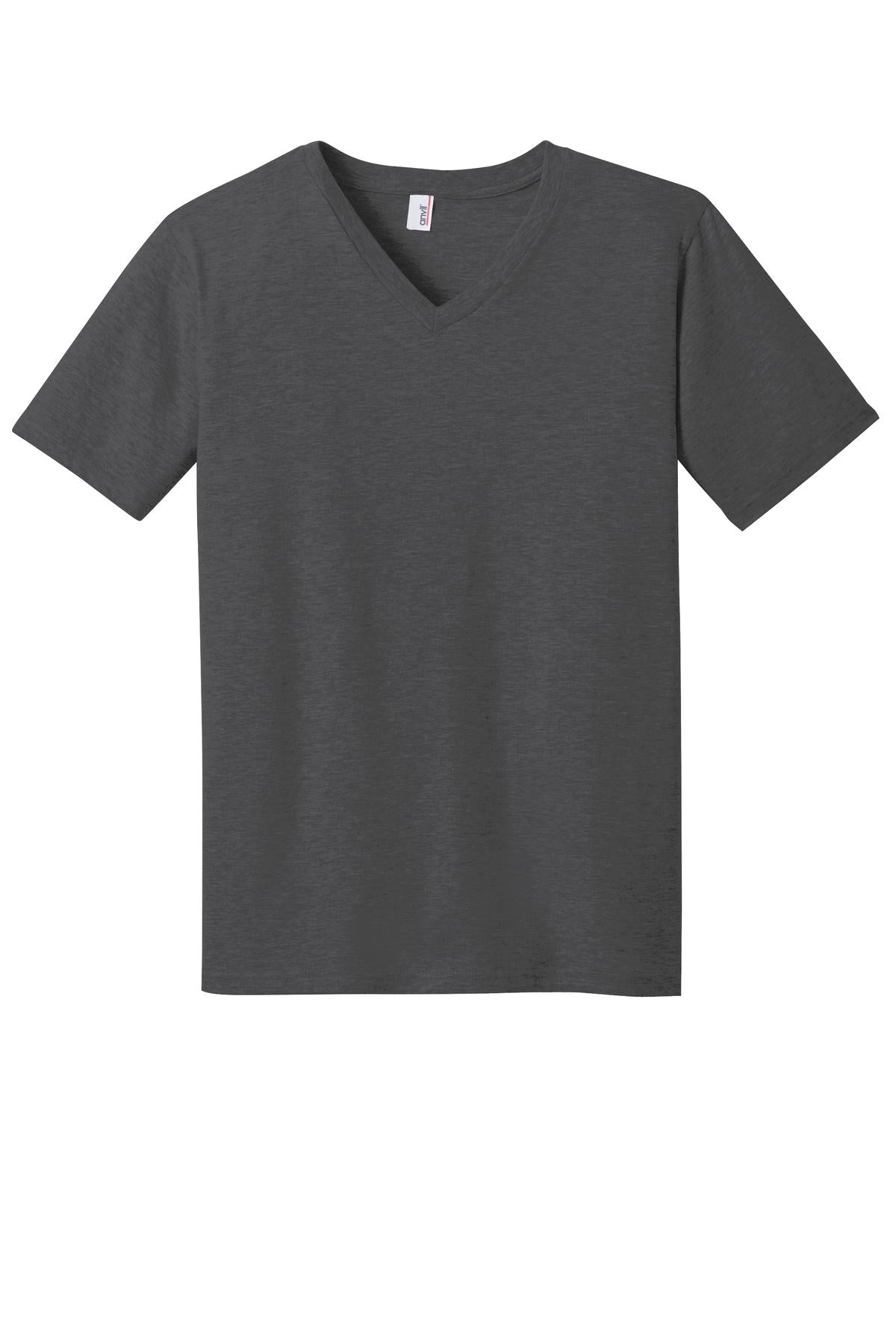 DISCONTINUED Anvil® 100% Combed Ring Spun Cotton V-Neck T-Shirt. 982
