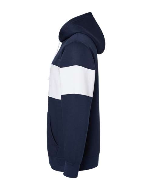 Classic Fleece Colorblocked Hooded Sweatshirt | USA Decoration