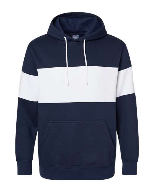 Classic Fleece Colorblocked Hooded Sweatshirt | USA Decoration