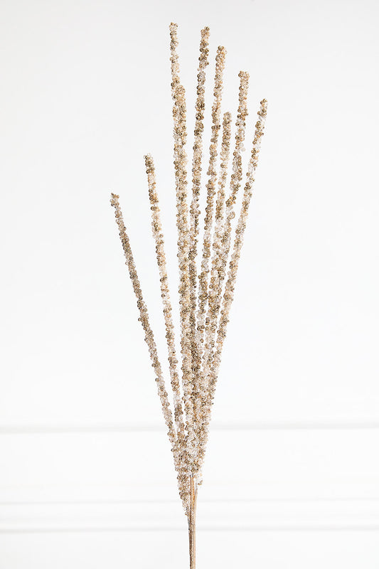 34? Gold Bead Spray Sparkling Holiday Accent Spray