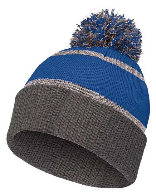 8 1/2" Reflective Knit Beanie | USA Decoration