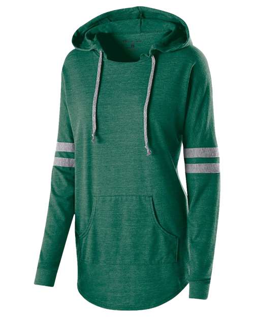 Women's Triblend Hooded Long Sleeve T-Shirt | USA Decoration